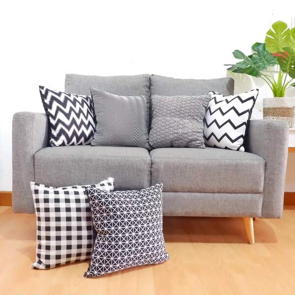 Cushion Cover Katun Monokrom
